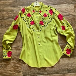 Vibrant Vintage Custom 50’s/60s Western Shirt